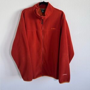 LL‎ Bean Men’s Orange/Red Jacket Size XL